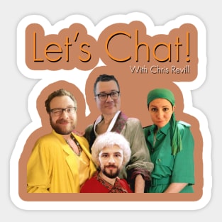 Let's Chat! Golden Girls Sticker